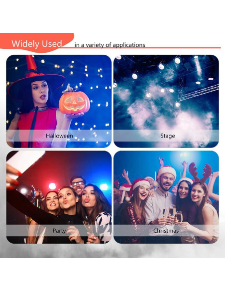 Máquina de Niebla 1500W BF-04 con Control Remoto y Cable