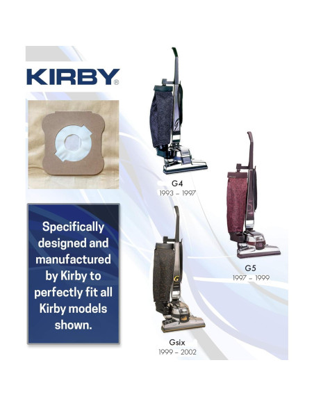 Bolsas de Aspiradora Kirby G4 G5 G6 - Filtro HEPA 9 Piezas