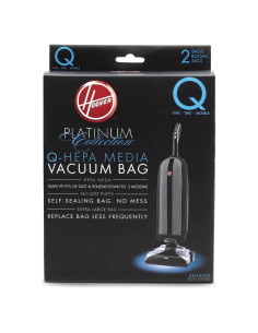 Bolsas de Aspiradora Hoover Tipo Q HEPA, Paquete de 2
