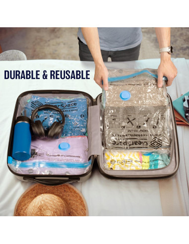 Bolsas de Sellado al Vacío ClearSpace 10 Grandes 60x81 cm