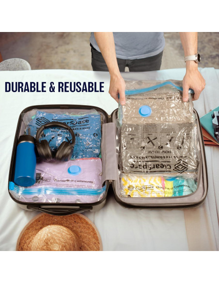 Bolsas de Sellado al Vacío ClearSpace 10 Grandes 60x81 cm