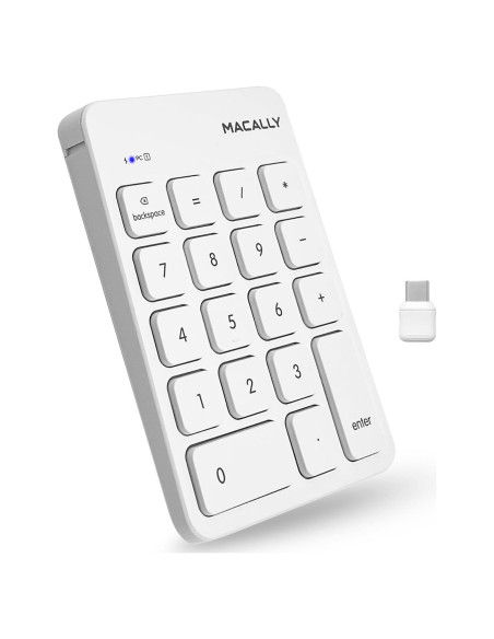 Teclado Numérico Inalámbrico Macally USB-C 10 Teclas