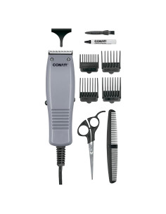Kit de Corte de Cabello ConairMAN 10 Piezas Gris
