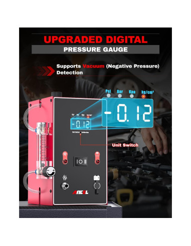 Máquina de Humo ANCEL L300 con Manómetro Digital 2.24kg