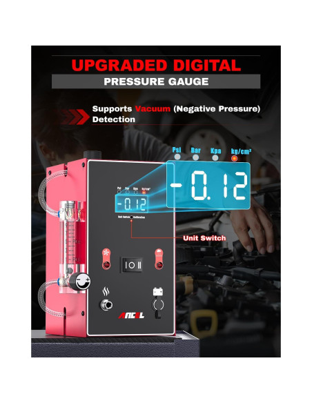 Máquina de Humo ANCEL L300 con Manómetro Digital 2.24kg