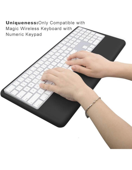 Reposa Muñecas VAYDEER ST5021 Silicona Ergonómico Negro