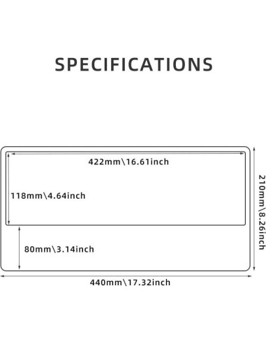Reposa Muñecas VAYDEER ST5021 Silicona Ergonómico Negro