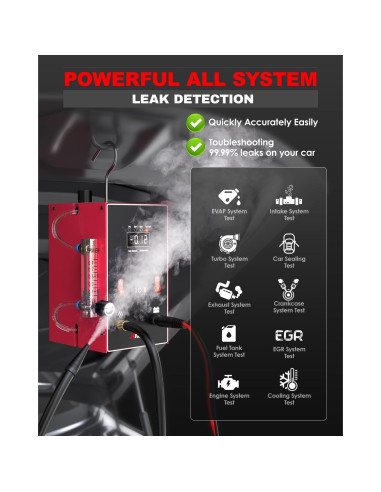 Máquina de Humo ANCEL L300 con Manómetro Digital 2.24kg