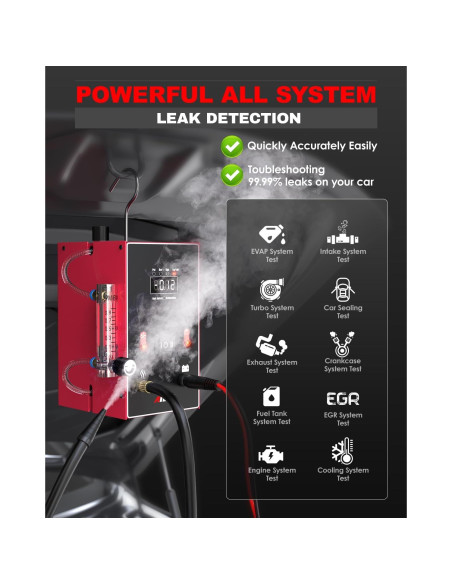 Máquina de Humo ANCEL L300 con Manómetro Digital 2.24kg