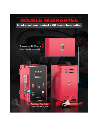 Máquina de Humo ANCEL L300 con Manómetro Digital 2.24kg