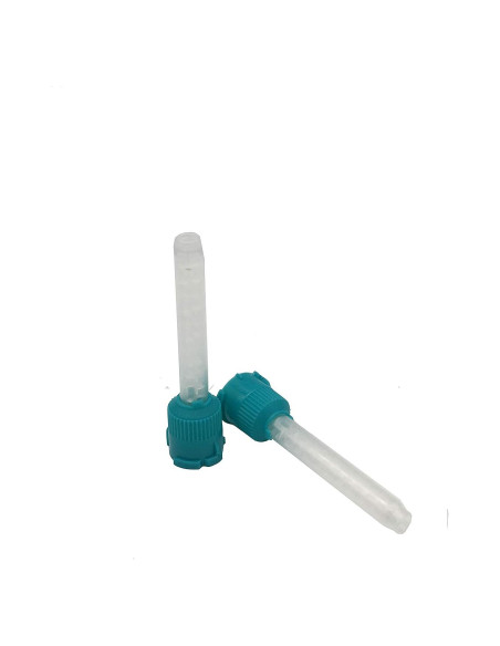 Consejos de Mezcla Dental Flydent Corto Verde 6.8 cm 50 pcs