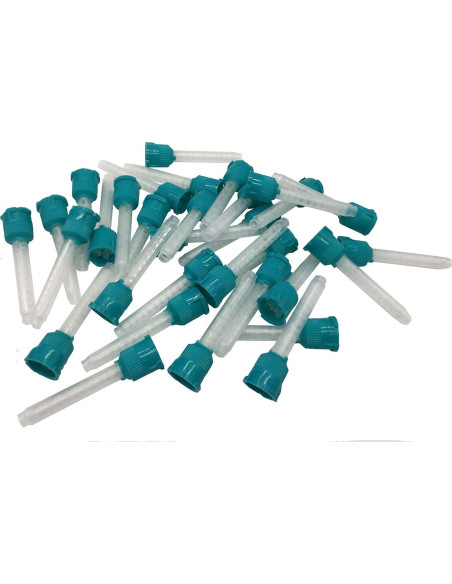 Consejos de Mezcla Dental Flydent Corto Verde 6.8 cm 50 pcs