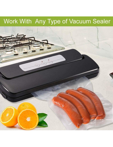 Bolsas de Sellado al Vacío VacYaYa 2 Paquete 28x15m