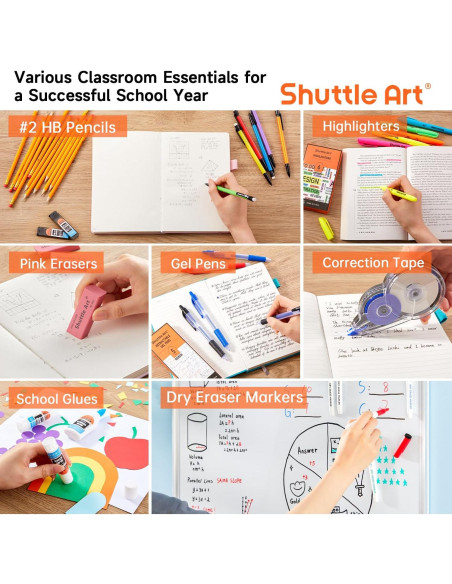 Kit Escolar 71 Piezas Shuttle Art para Regreso a Clases