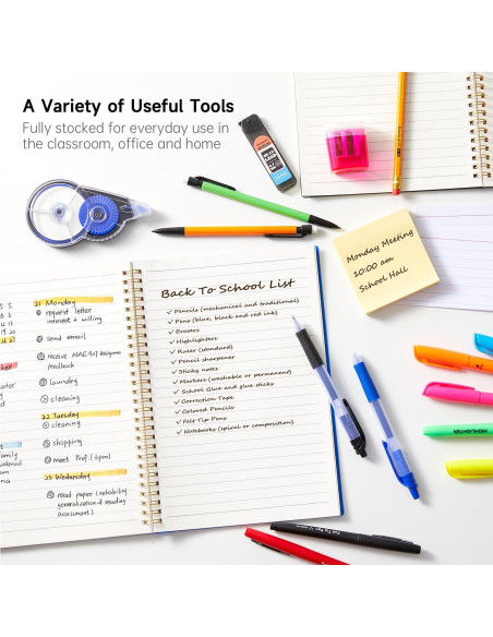 Kit Escolar 71 Piezas Shuttle Art para Regreso a Clases