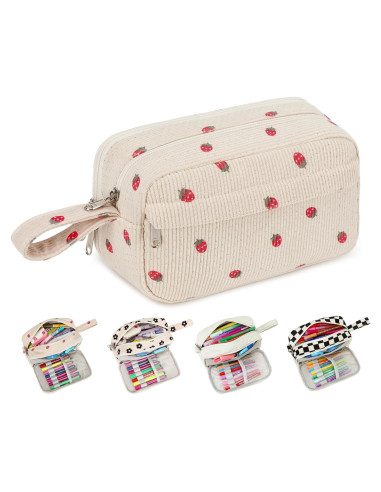 Estuche de Lápices Bluboon E6022 Gran Capacidad Beige