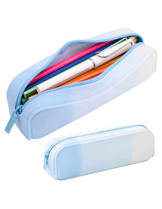Estuche de Lápices Minimaliving Silicona Azul Impermeable