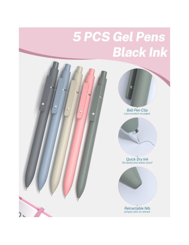 43 Piezas Suministros Escolares Smallbudi Estuche Rosa