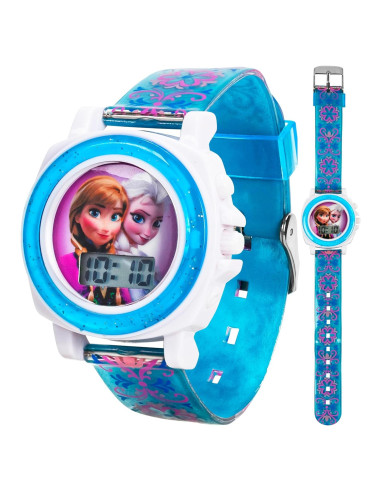 Reloj Digital Disney Frozen Anna y Elsa con Sonido