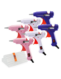 Mini Pistola de Pegamento SHJADE 20W con 30 Barras 7mm