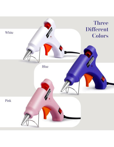 Mini Pistola de Pegamento SHJADE 20W con 30 Barras 7mm