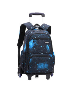 Mochila Rodante Etaishow para Niños 32x20x43cm Azul