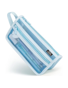 Estuche de Lápices Cuatro Caramelos Doble Capa Transparente