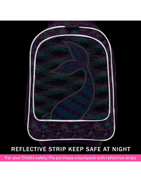 Mochila Rodante AGSDON Sirena 3 en 1 con Almuerzo