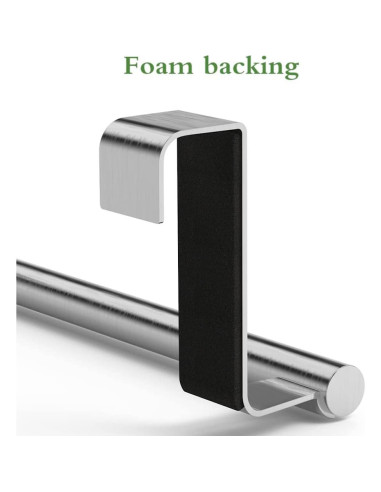 Soporte para Toallas MZURBIR Acero Inoxidable 22.86 cm 2 Pzas