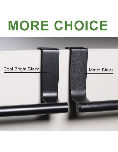 Soporte para Toallas MZURBIR Acero Inoxidable 22.86 cm 2 Pzas