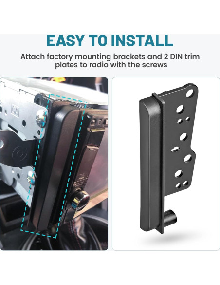 Kit Instalación Radio Double DIN NuIth para Toyota 2000-2016
