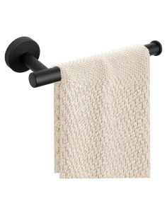Soporte para Toalla de Mano Sotuai Acero Inoxidable Negro Mate