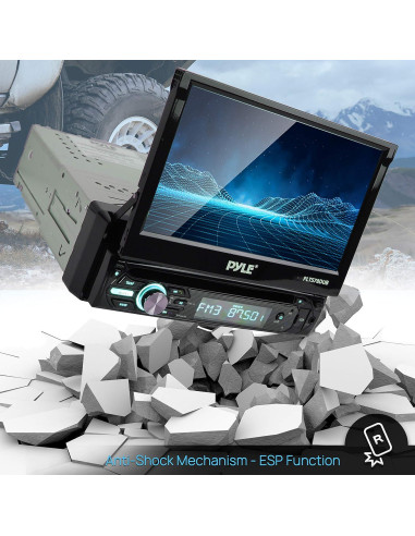 Receptor Estéreo Pyle PLTS78DUB 7" Bluetooth 320W