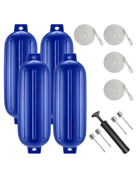 Defensas de Barco VOYOCHT 4 Piezas 68.58 cm Azul