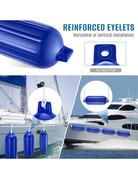 Defensas de Barco VOYOCHT 4 Piezas 68.58 cm Azul