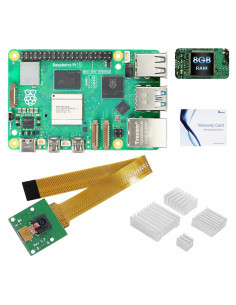 Kit Vemico Raspberry Pi 5 8GB RAM + Cámara 5MP + Disipadores