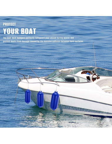 Defensas de Barco VOYOCHT 4 Piezas 68.58 cm Azul