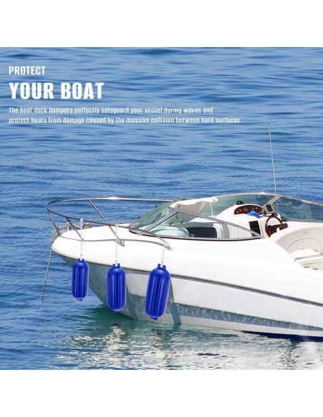 Defensas de Barco VOYOCHT 4 Piezas 68.58 cm Azul