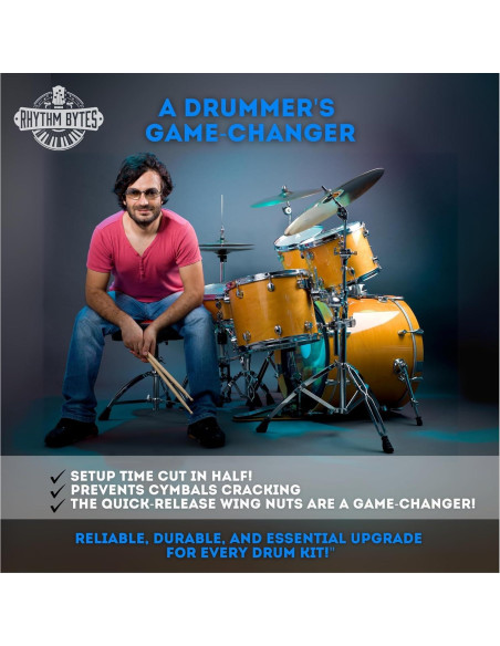 Accesorios de Platillos Rhythm Bytes 25pcs - Fieltros y Tuercas