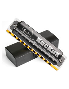 Harmónica Diatónica G 10 Agujeros Bronce Fosforado Compacta