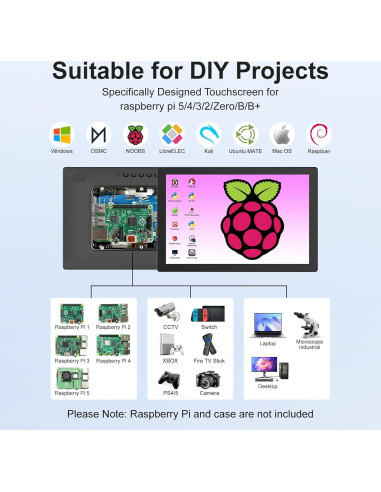 Monitor Táctil 10.1" XBONFIRE 1920x1200 HDMI IPS
