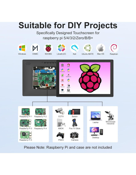 Monitor Táctil 10.1" XBONFIRE 1920x1200 HDMI IPS Monitor Táctil 10.1" XBONFIRE 1920x1200 HDMI IPS