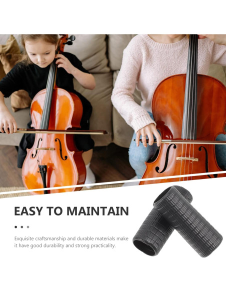 Agarre de Arco para Violonchelo SUPVOX 4 Piezas Goma