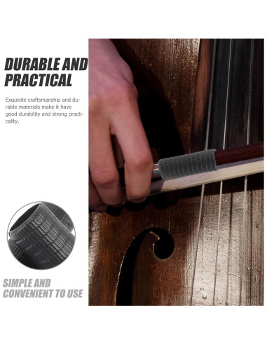 Agarre de Arco para Violonchelo SUPVOX 4 Piezas Goma