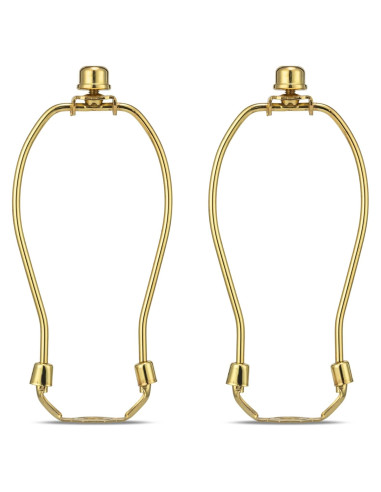 Arpa de lámpara Qc 15 cm 2 juegos con remate y montura