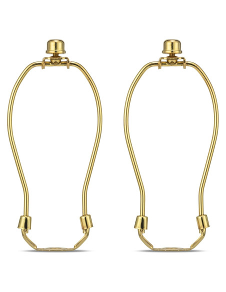 Arpa de lámpara Qc 15 cm 2 juegos con remate y montura