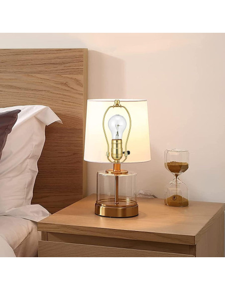 Arpa de lámpara Qc 15 cm 2 juegos con remate y montura