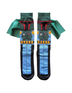 Calcetines de Hombre Boba Fett con Capa Star Wars Talla 6-12