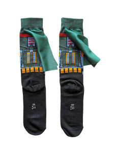 Calcetines de Hombre Boba Fett con Capa Star Wars Talla 6-12 2