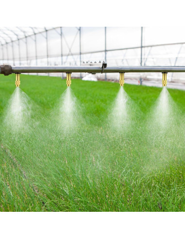 50 Boquillas de Riego Ajustables de Latón 3.68x0.79cm